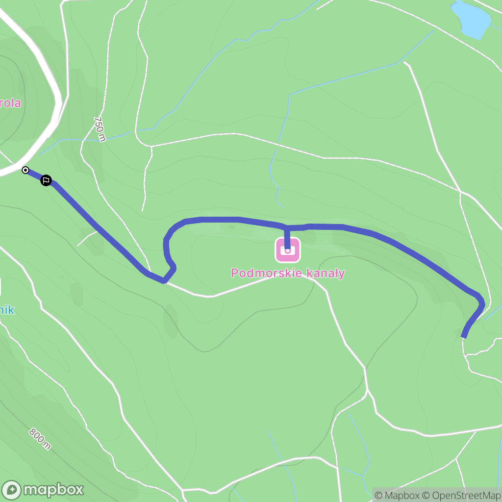 Kudowa-Zdrój: mapa trasy - Poland