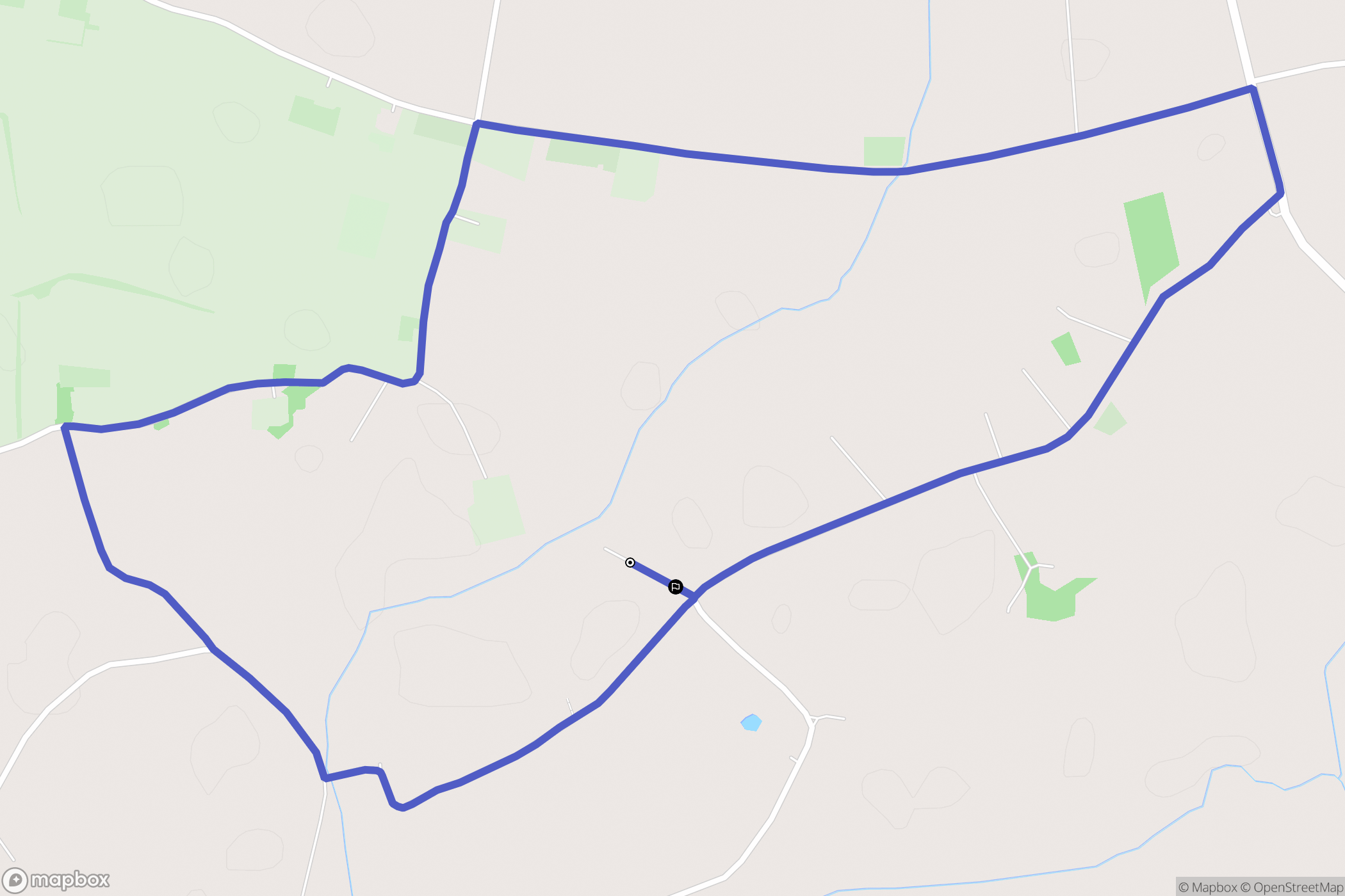 Pławin: mapa trasy - Poland