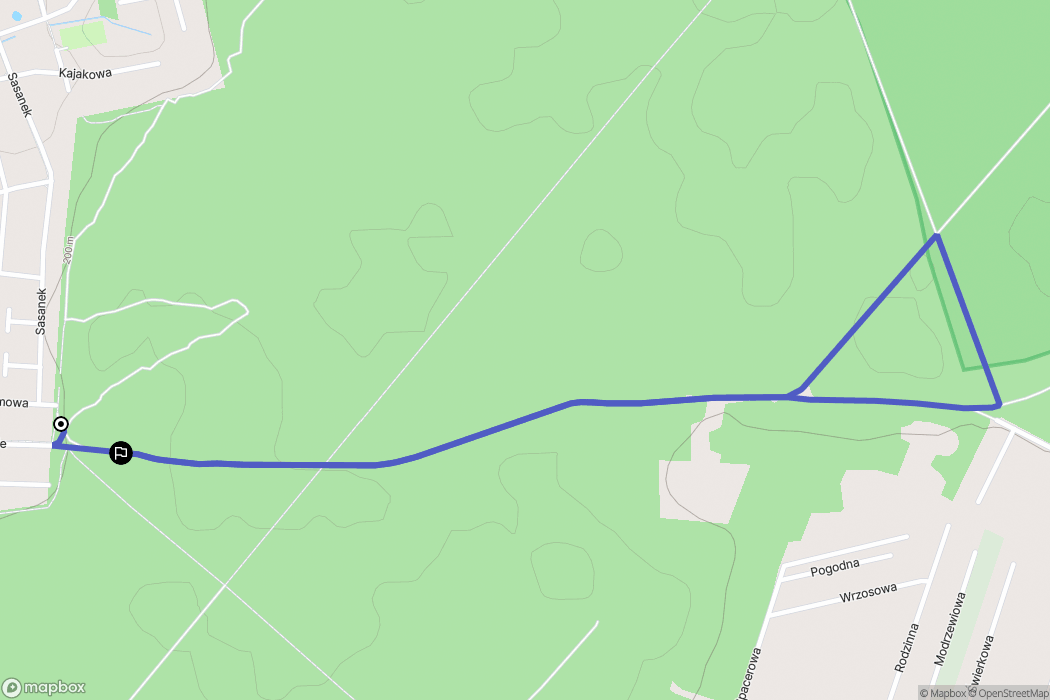 Piotrków Trybunalski: mapa trasy - Poland