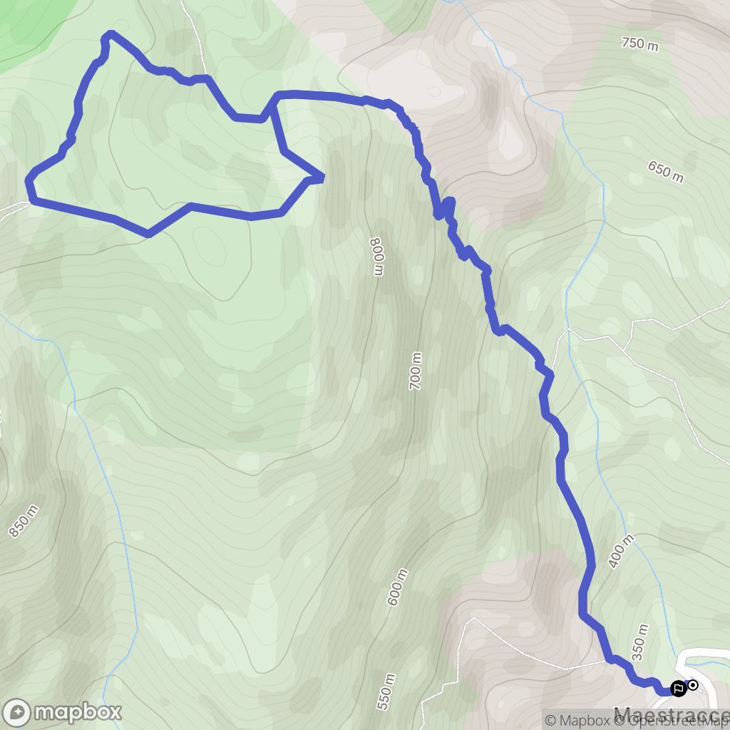 Santa-Maria-di-Lota : carte du parcours de randonnée - France