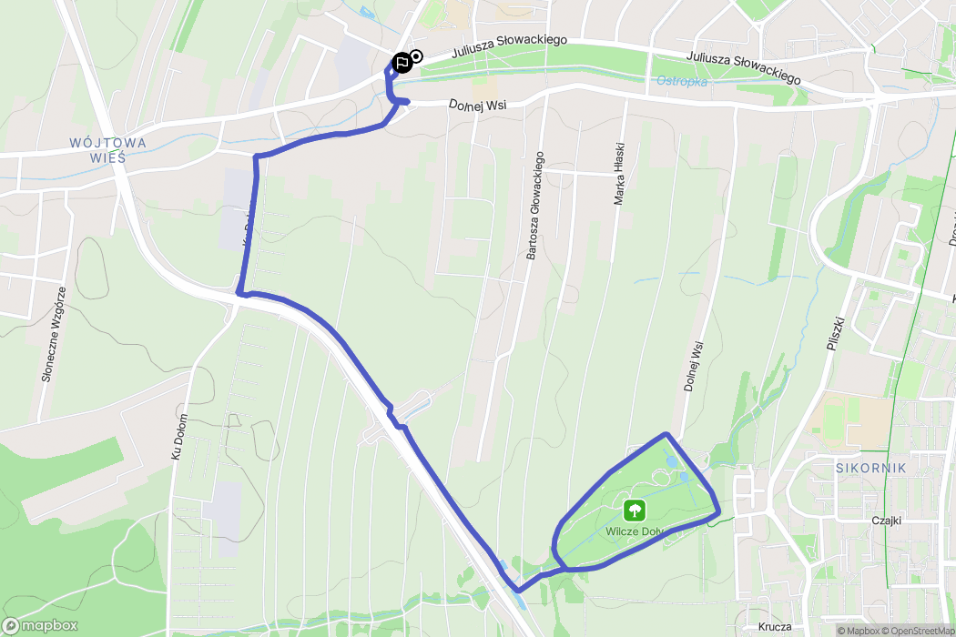 Gliwice: mapa trasy - Poland