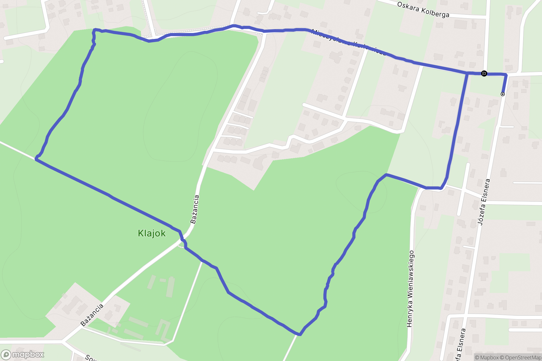 Żory: mapa trasy - Poland