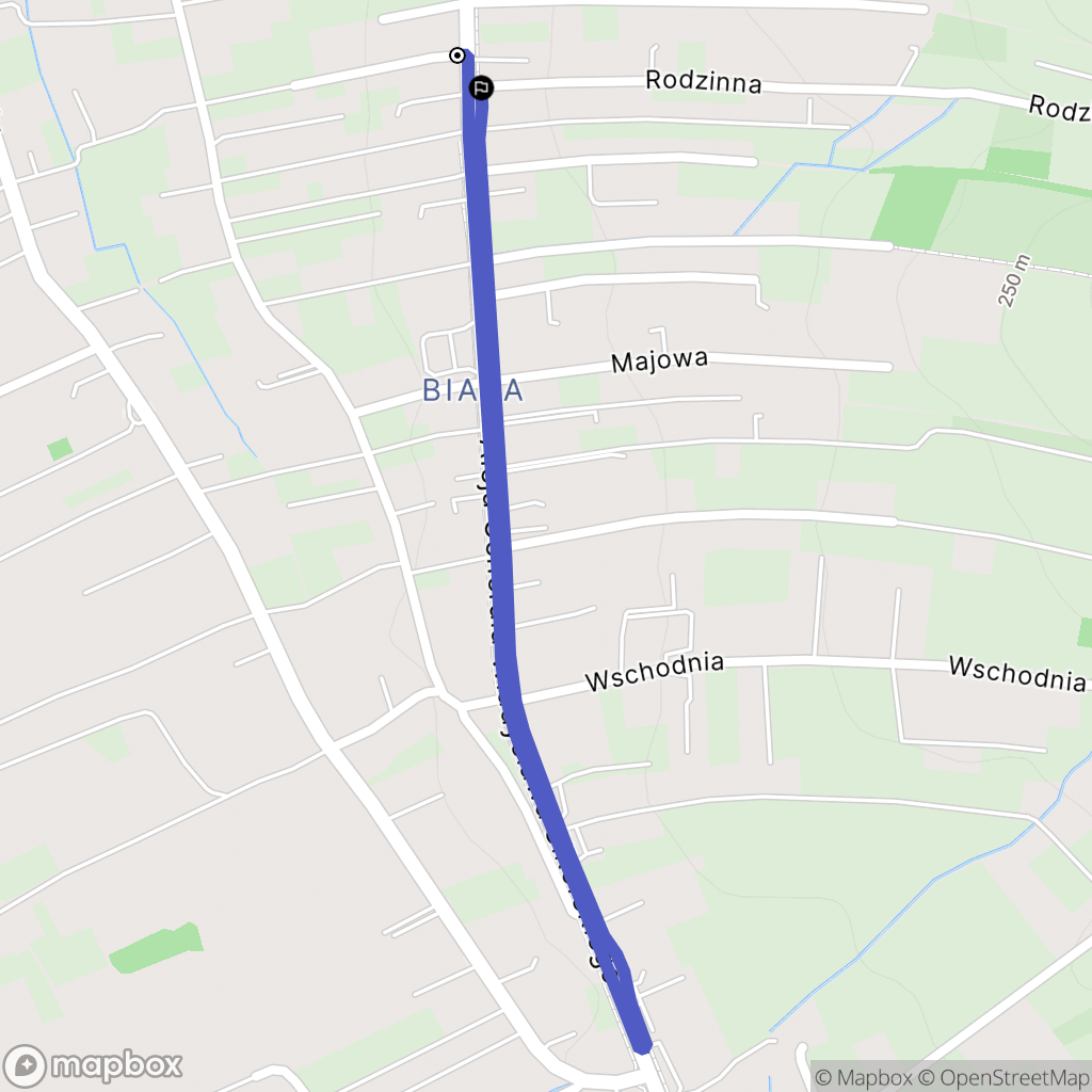Rzeszów: mapa trasy - Poland