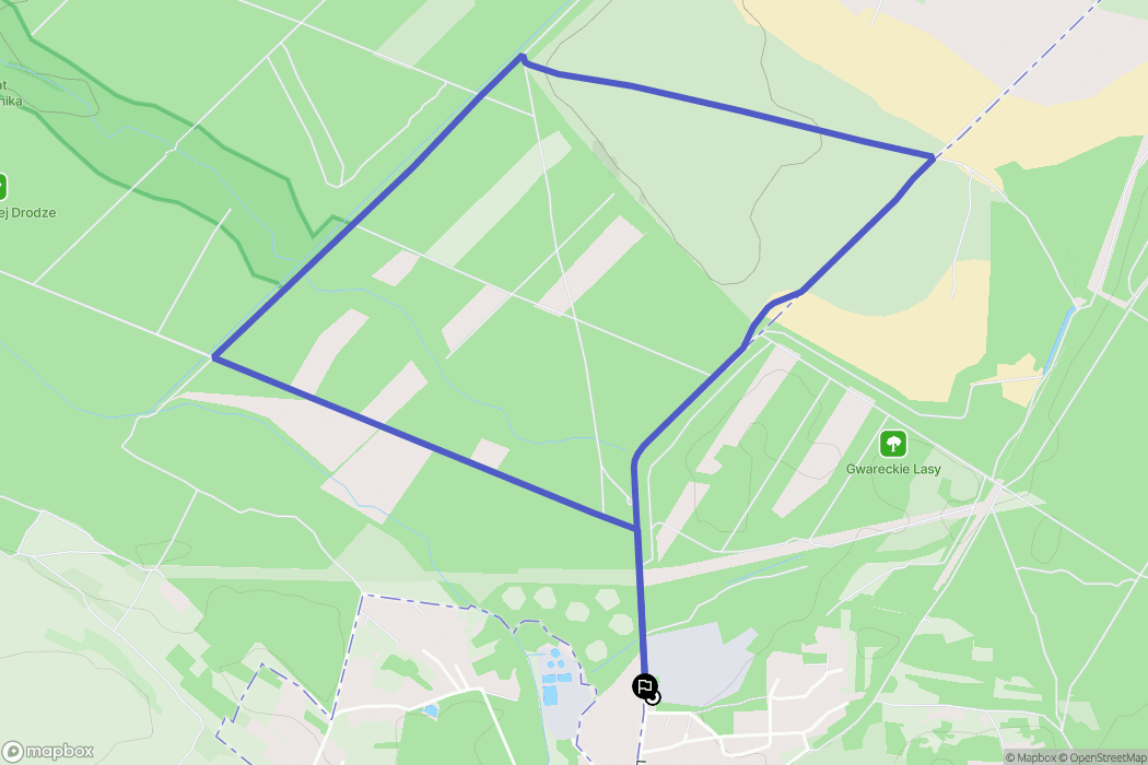 Trzebinia: mapa trasy - Poland