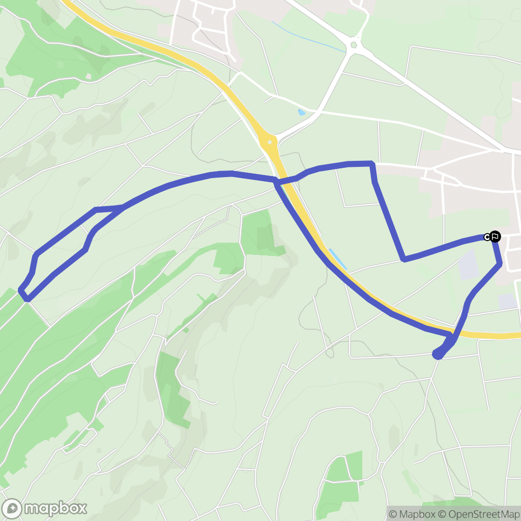 Dorlisheim : carte du parcours de randonnée - France
