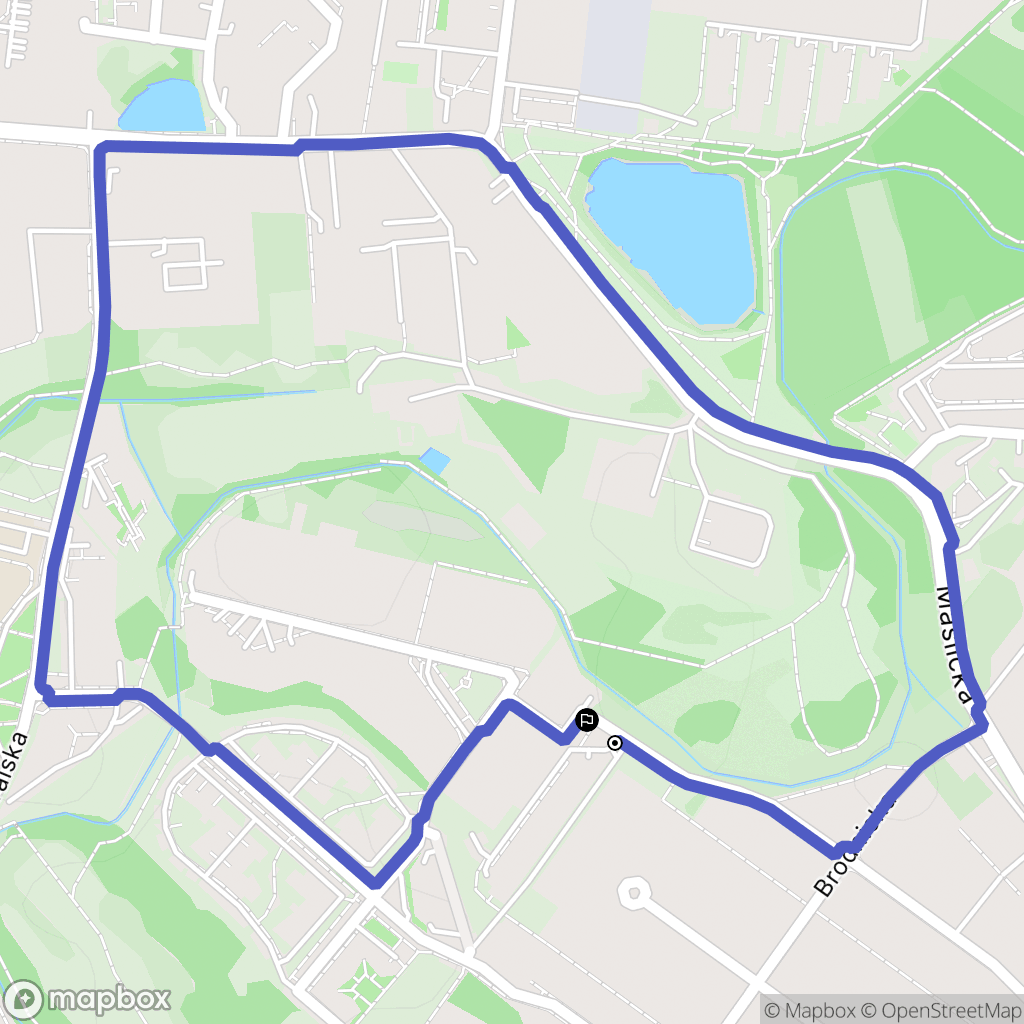 Wrocław: mapa trasy - Poland