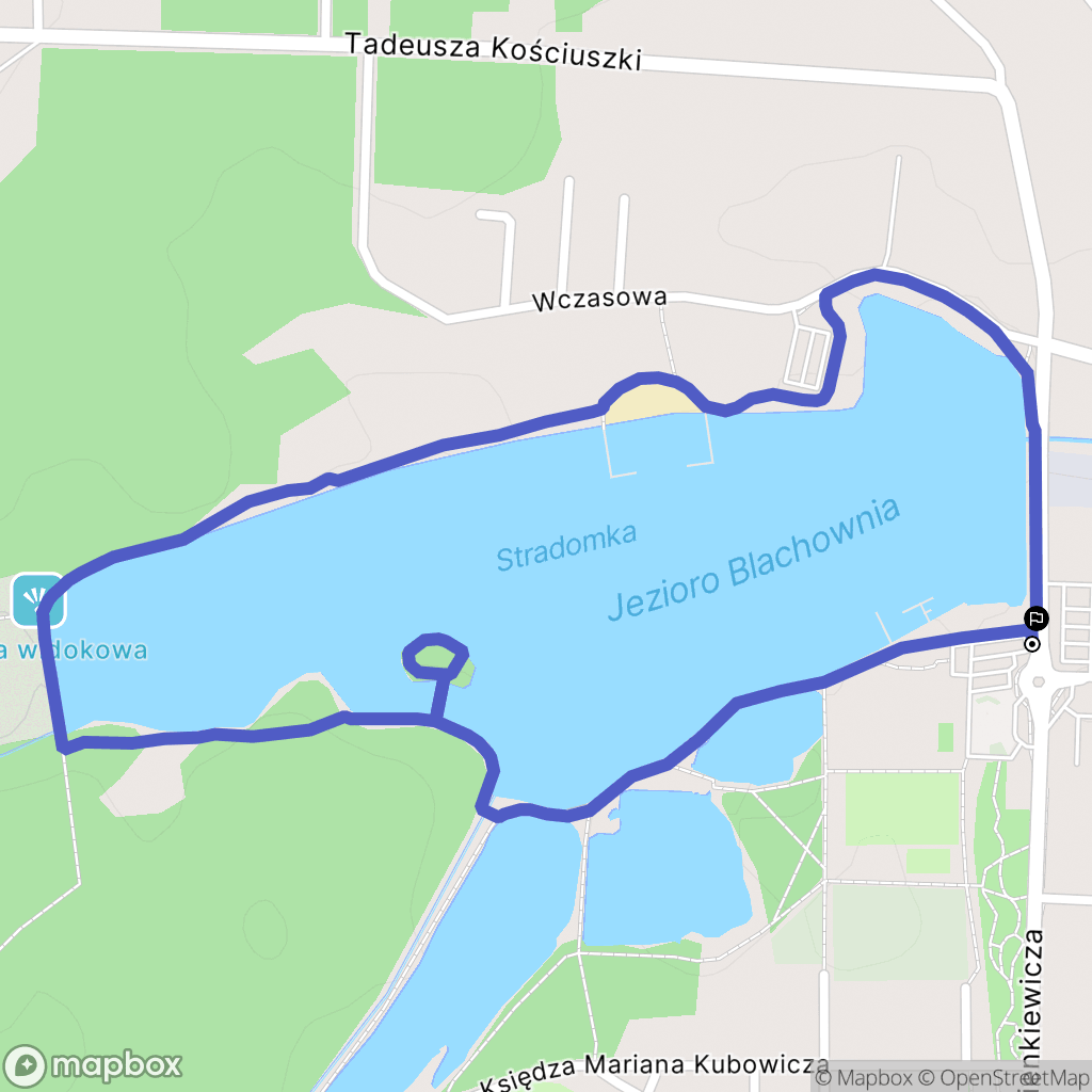 Blachownia: mapa trasy - Poland