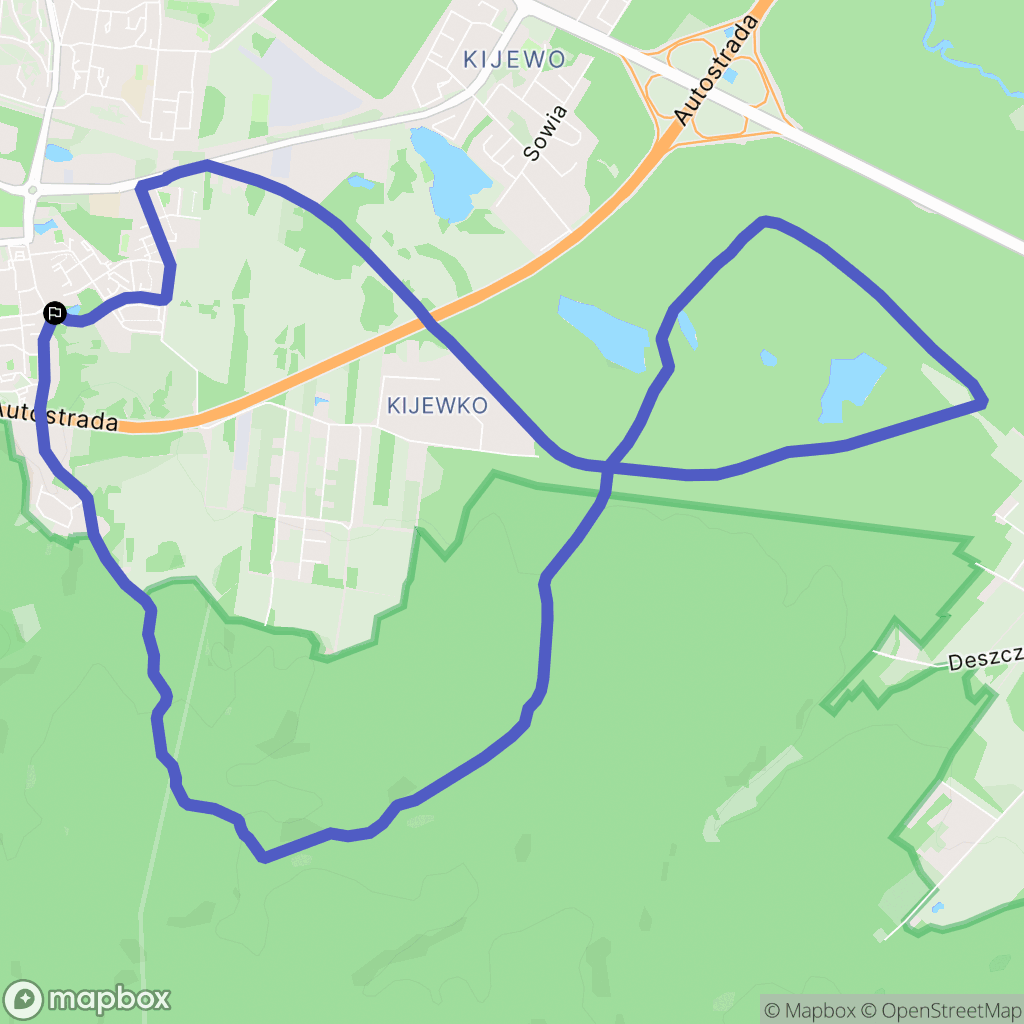 Szczecin: mapa trasy - Poland