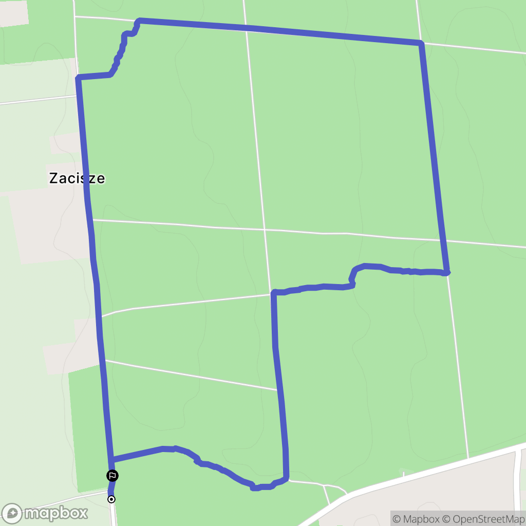 Julków: mapa trasy - Poland