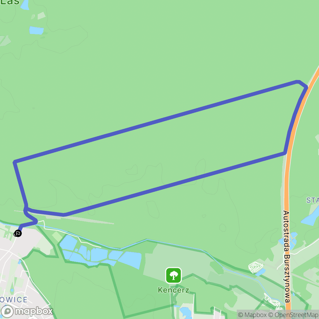 Rybnik: mapa trasy - Poland