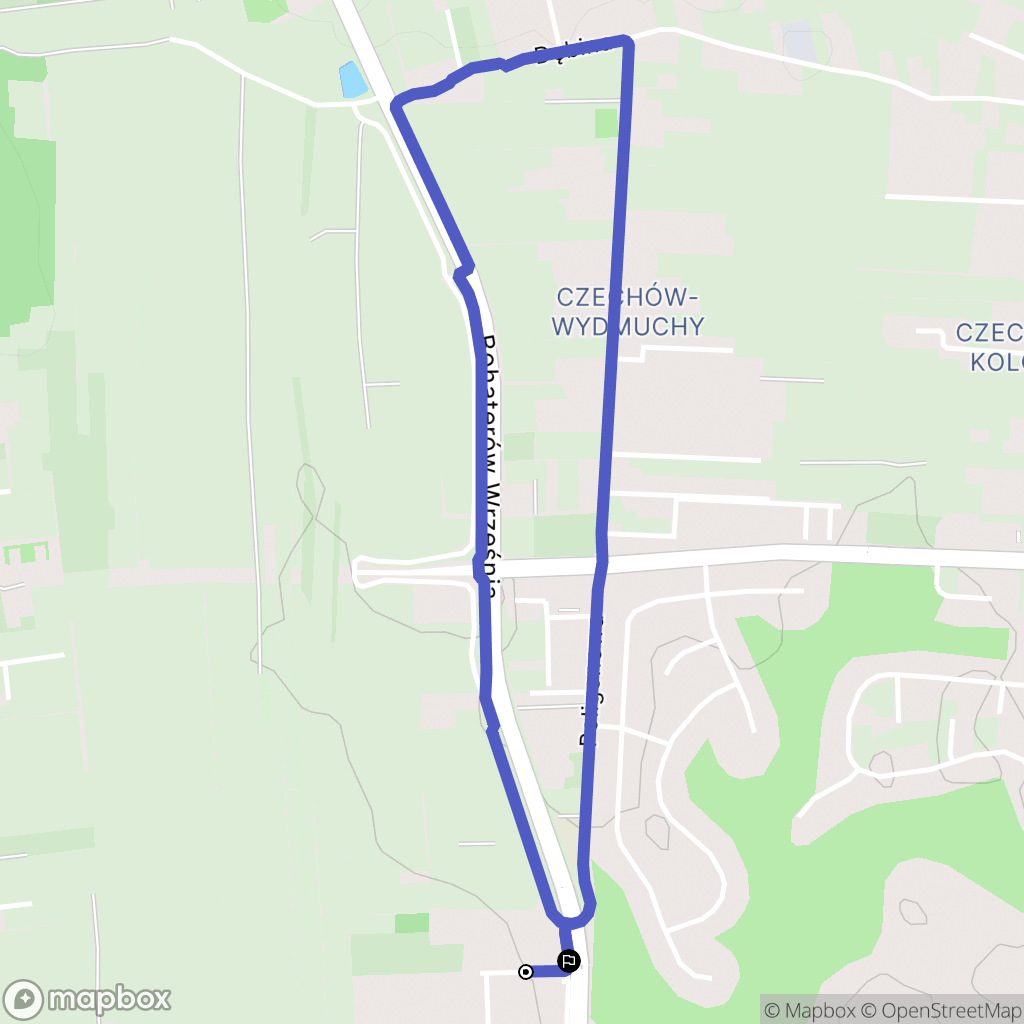 Lublin: mapa trasy - Poland