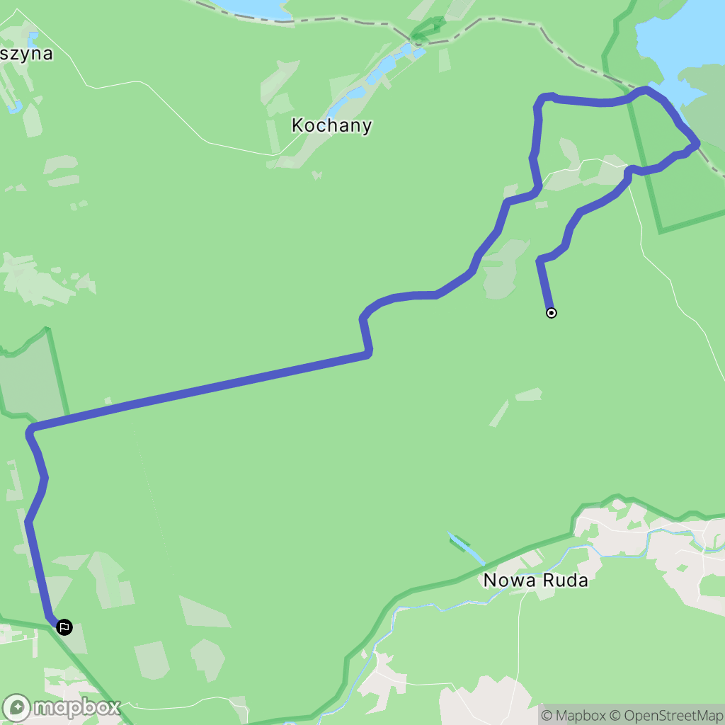 Szwedy: mapa trasy - Poland