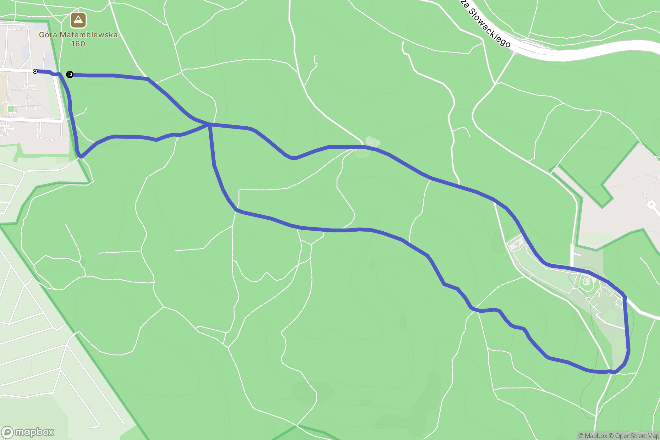 Gdańsk: mapa trasy - Poland