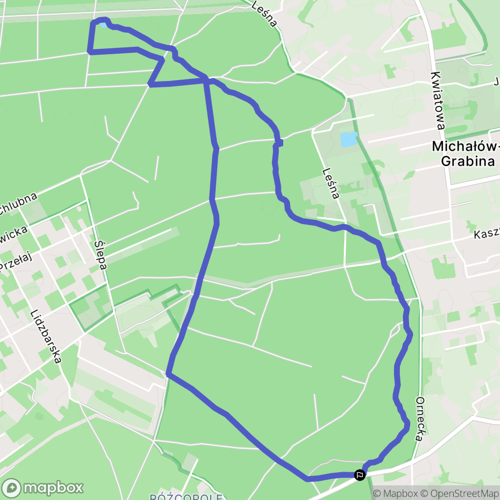 Warszawa: mapa trasy - Poland