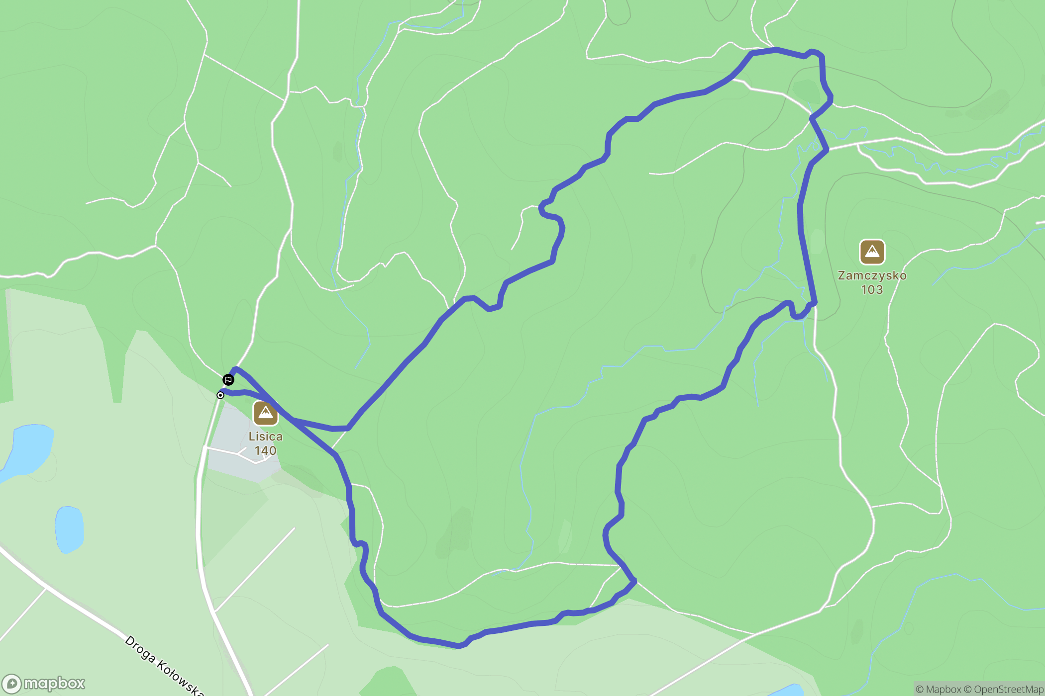 Szczecin: mapa trasy - Poland