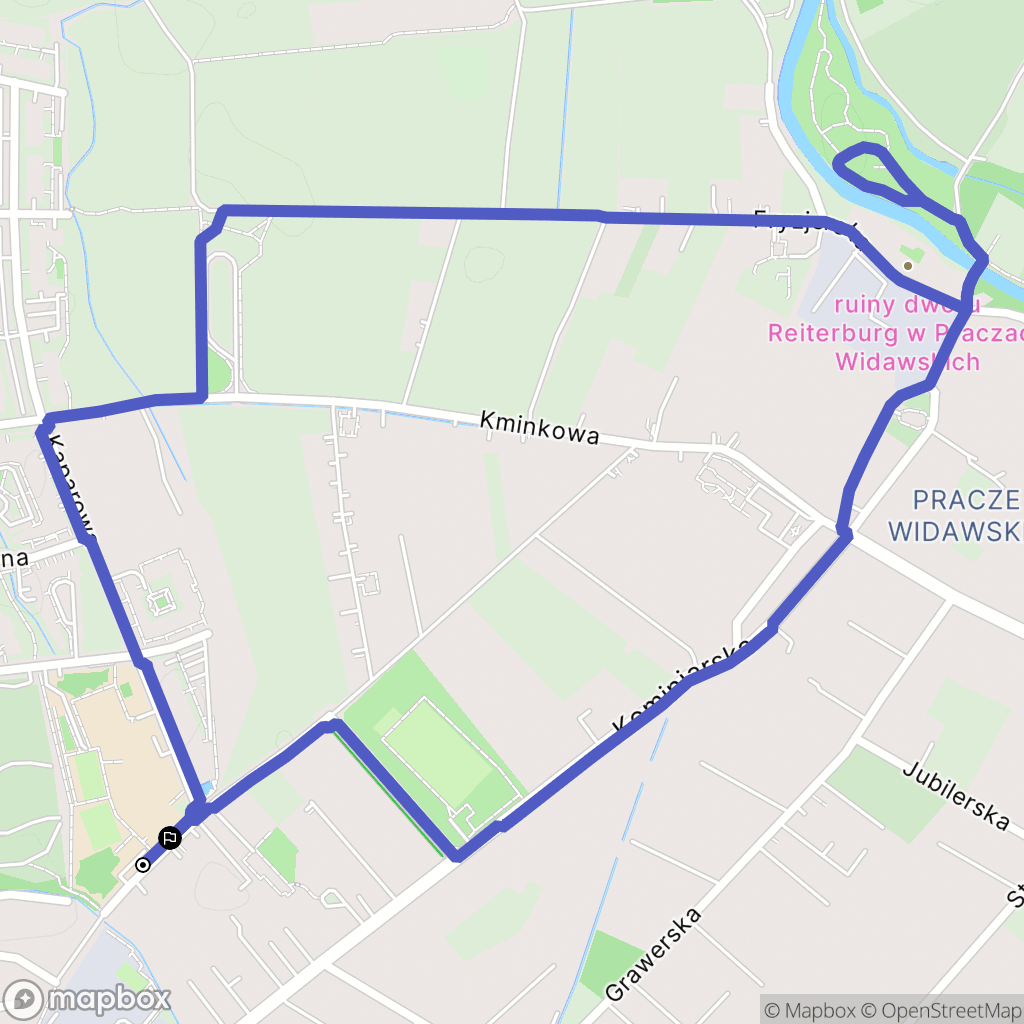 Wrocław: mapa trasy - Poland