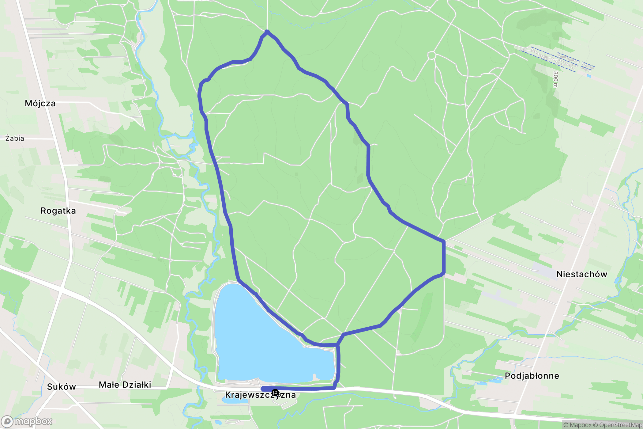 Kielce: mapa trasy - Poland