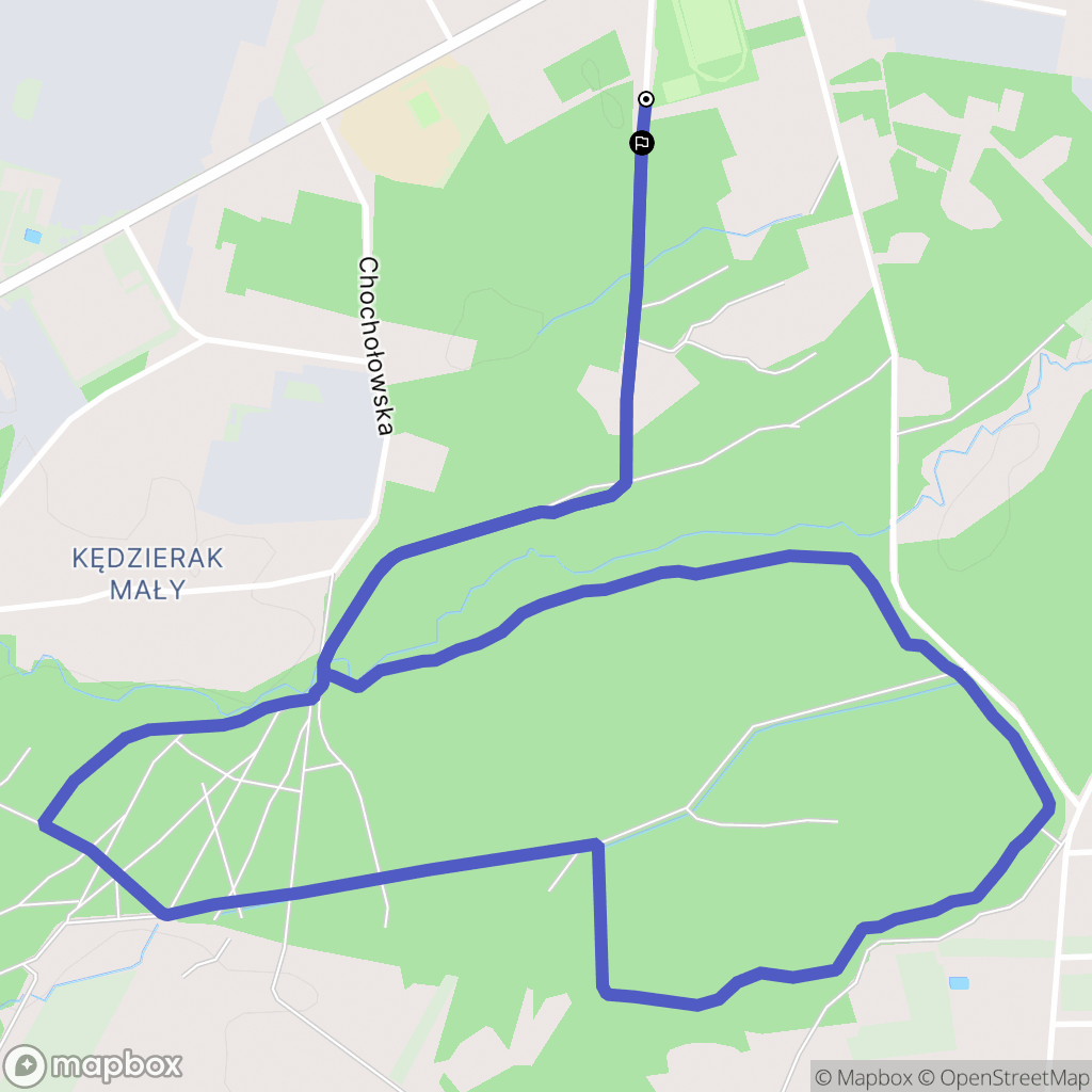 Mińsk Mazowiecki: mapa trasy - Poland