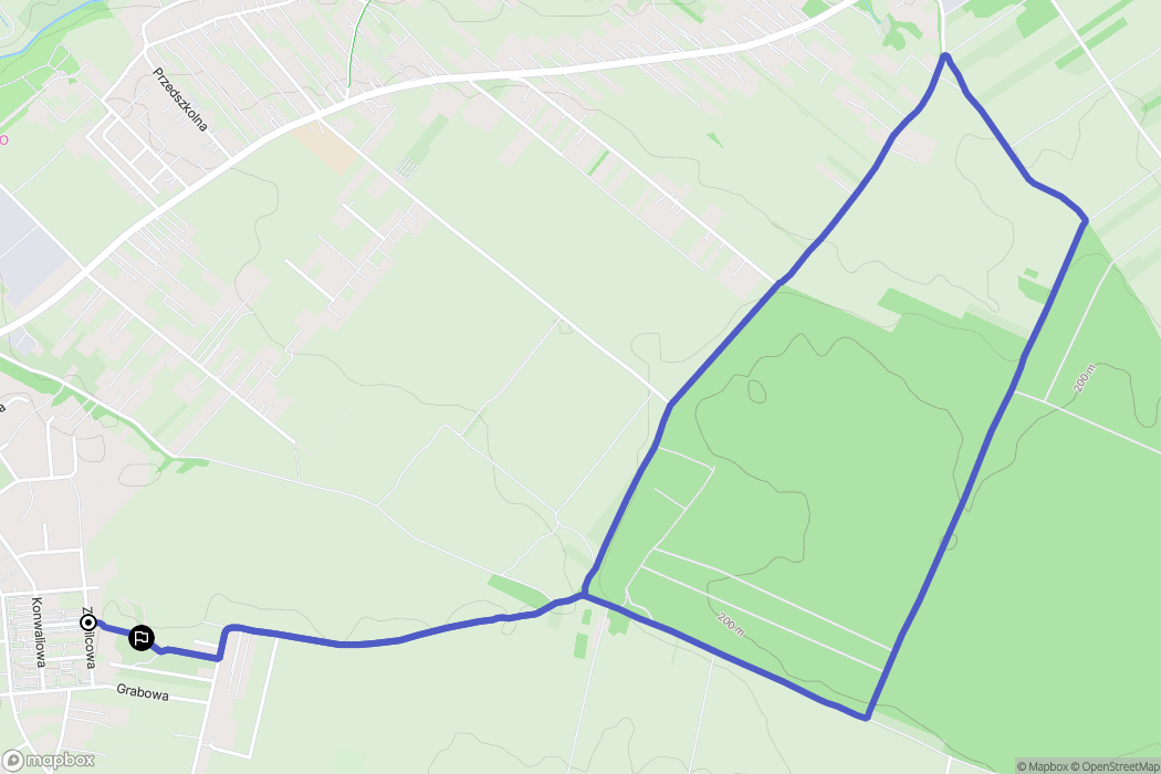 Turka: mapa trasy - Poland