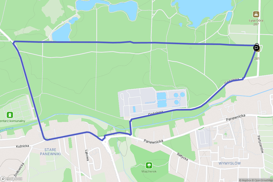 Ruda Śląska: mapa trasy - Poland