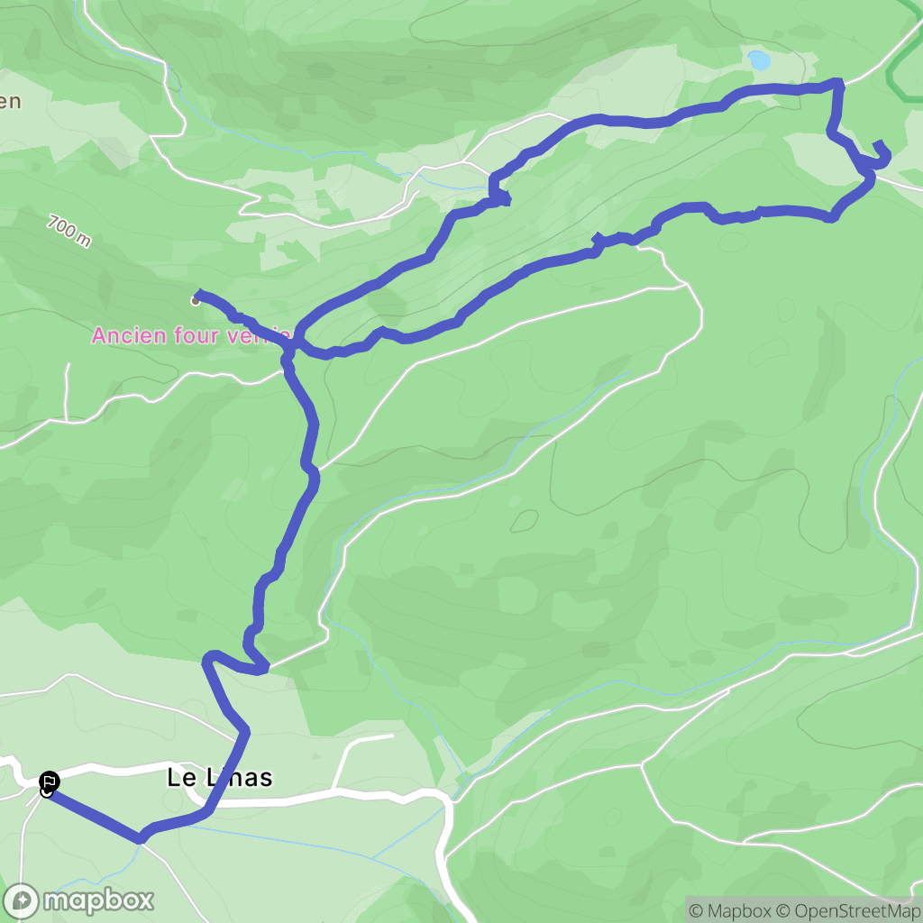 Bugarach : carte du parcours de randonnée - France