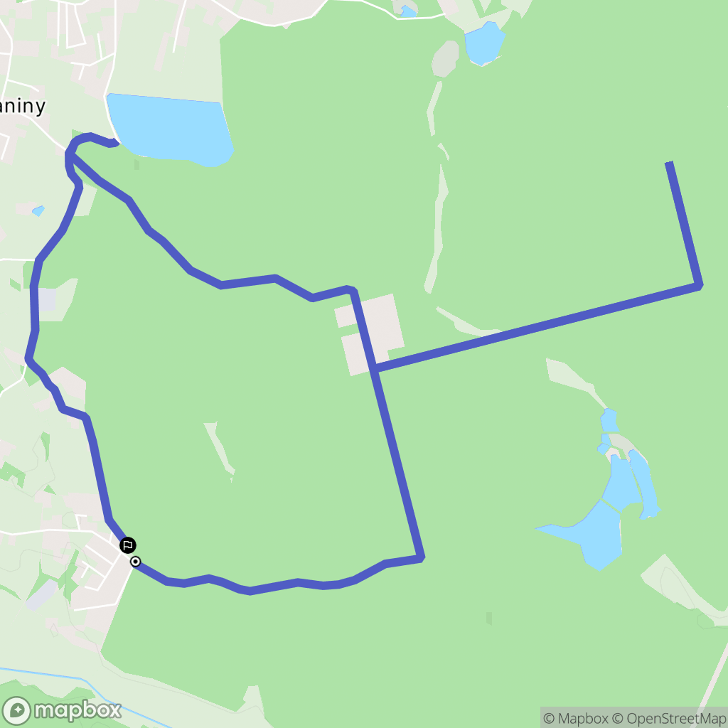 Gostyń: mapa trasy - Poland