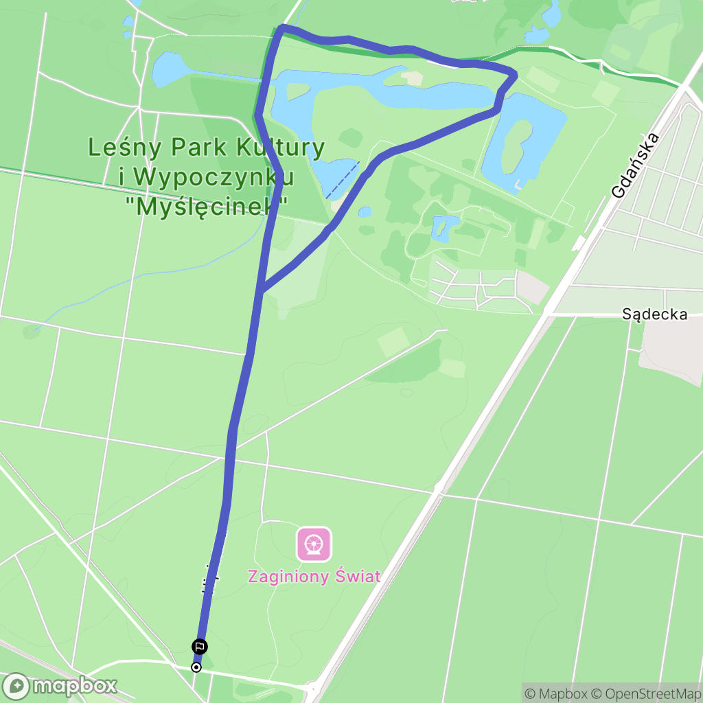 Bydgoszcz: mapa trasy - Poland