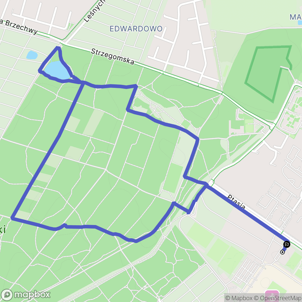 Poznań: mapa trasy - Poland