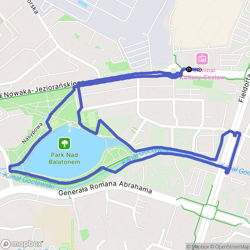 Warszawa: mapa trasy - Poland