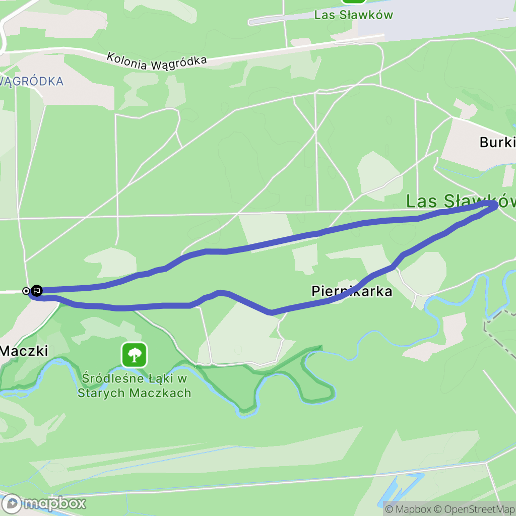 Sosnowiec: mapa trasy - Poland