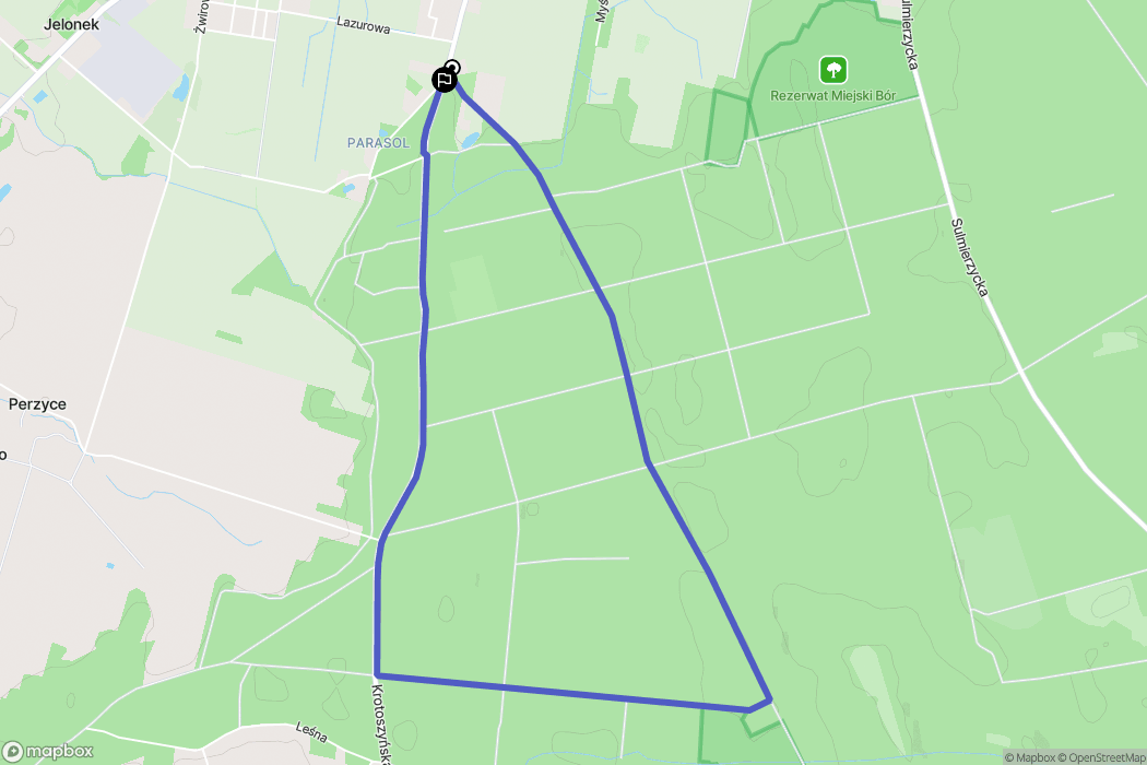 Krotoszyn: mapa trasy - Poland