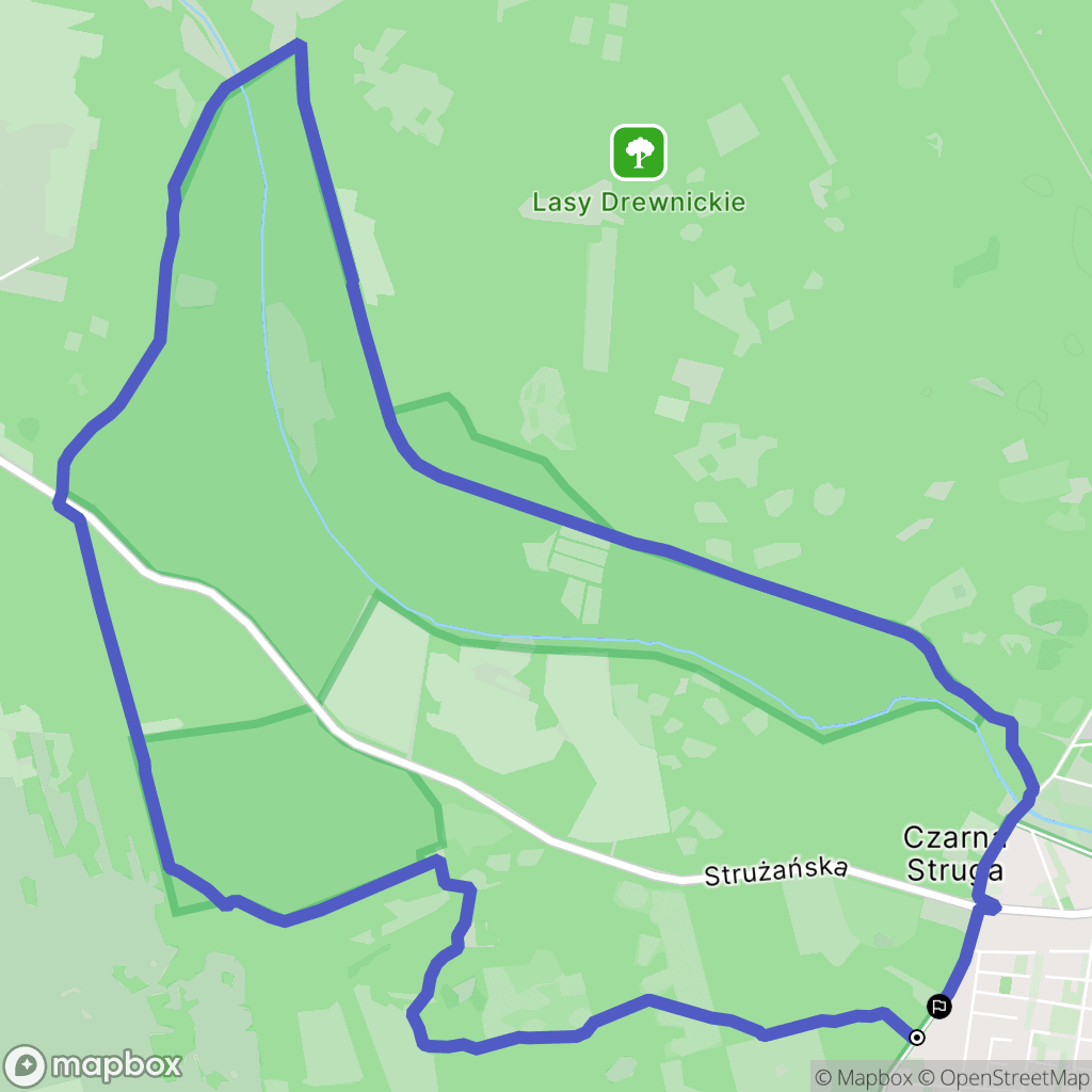 Marki: mapa trasy - Poland