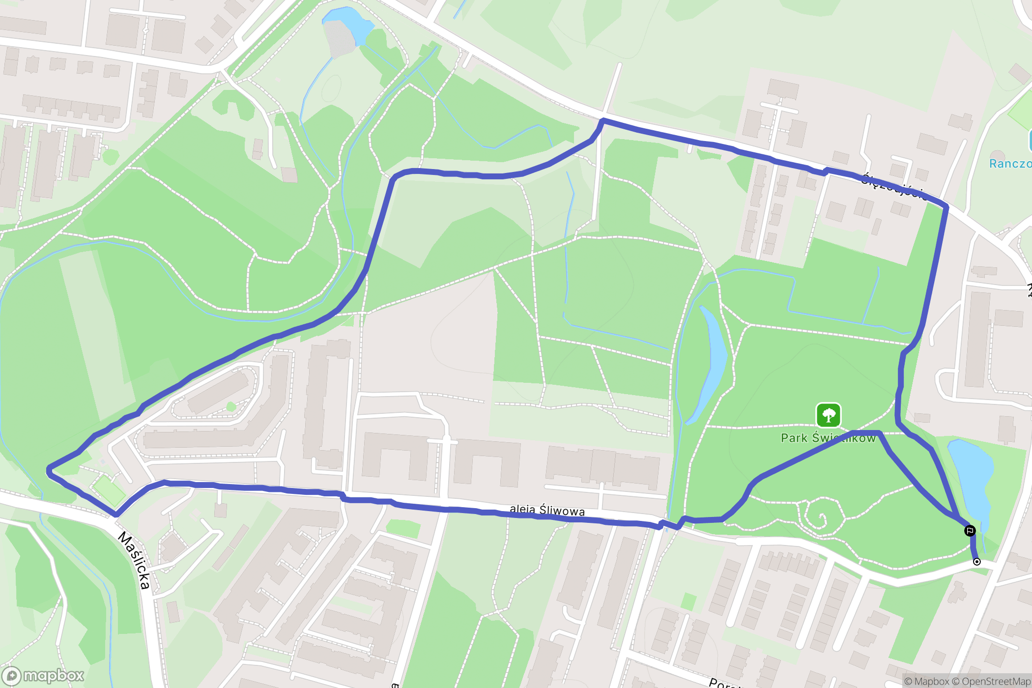 Wrocław: mapa trasy - Poland