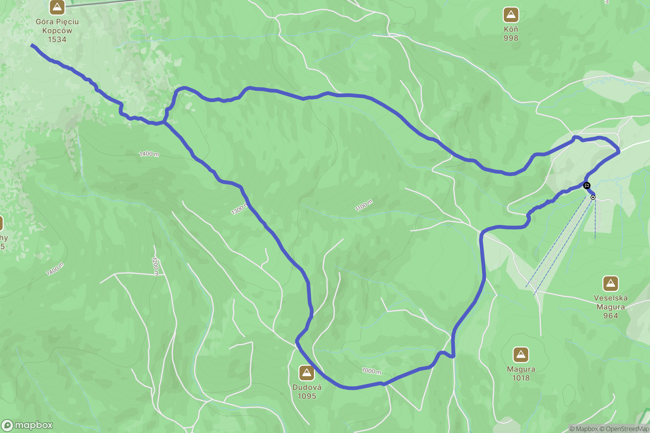 Námestovo: mapa trasy - Slovakia