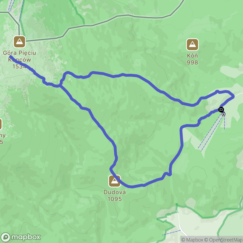 Námestovo: mapa trasy - Slovakia