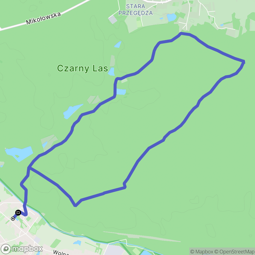 Rybnik: mapa trasy - Poland
