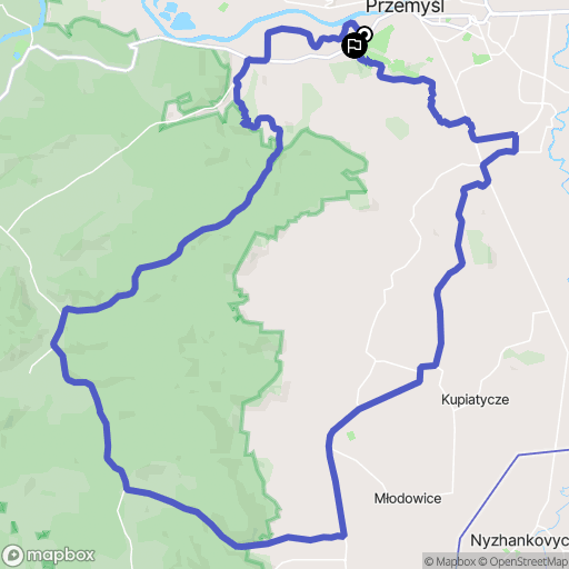 Przemyśl: mapa trasy - Poland