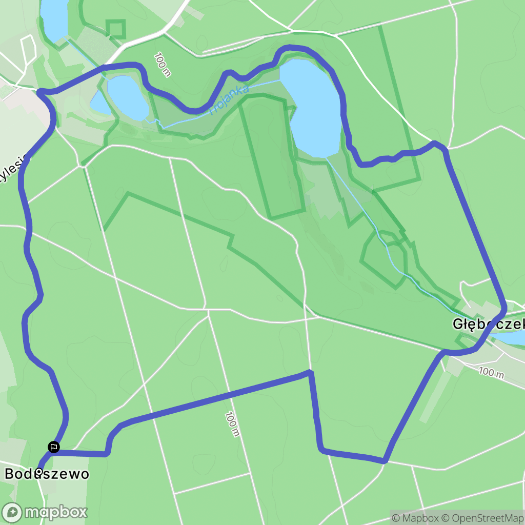Boduszewo: mapa trasy - Poland