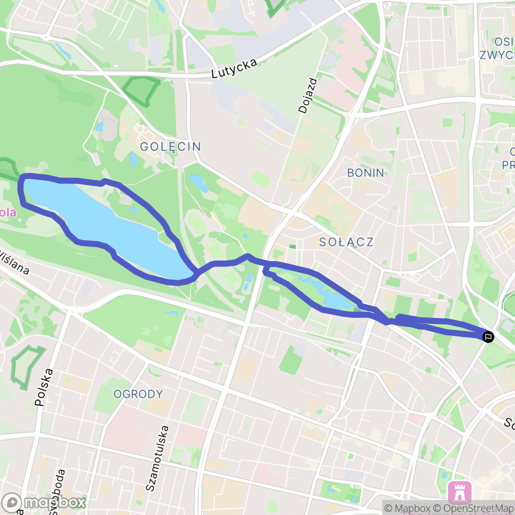 Poznań: mapa trasy - Poland