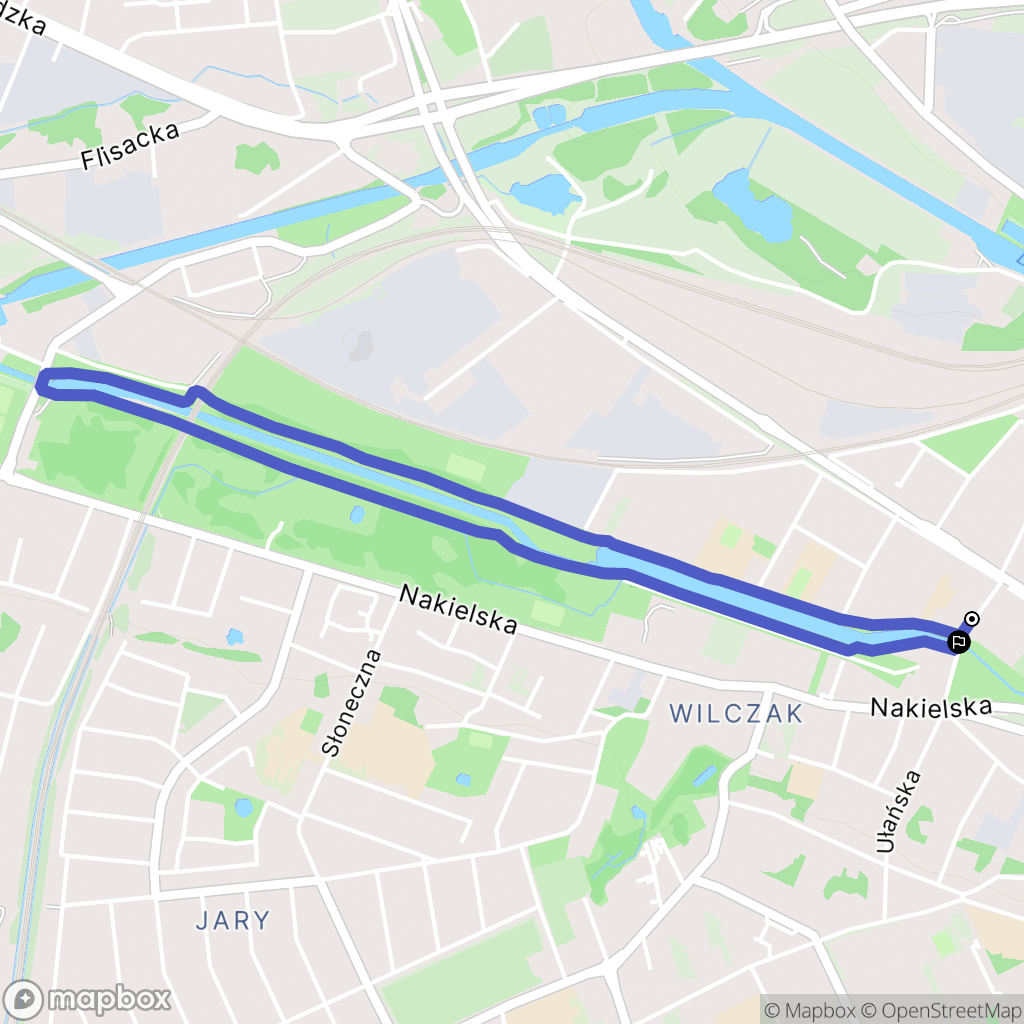 Bydgoszcz: mapa trasy - Poland