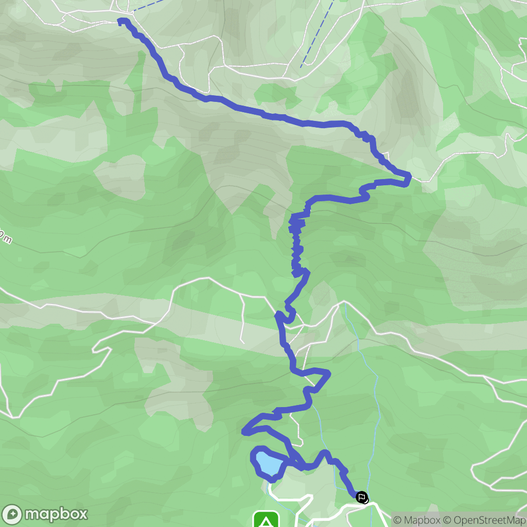 Saint-Apollinaire : carte du parcours de randonnée - France