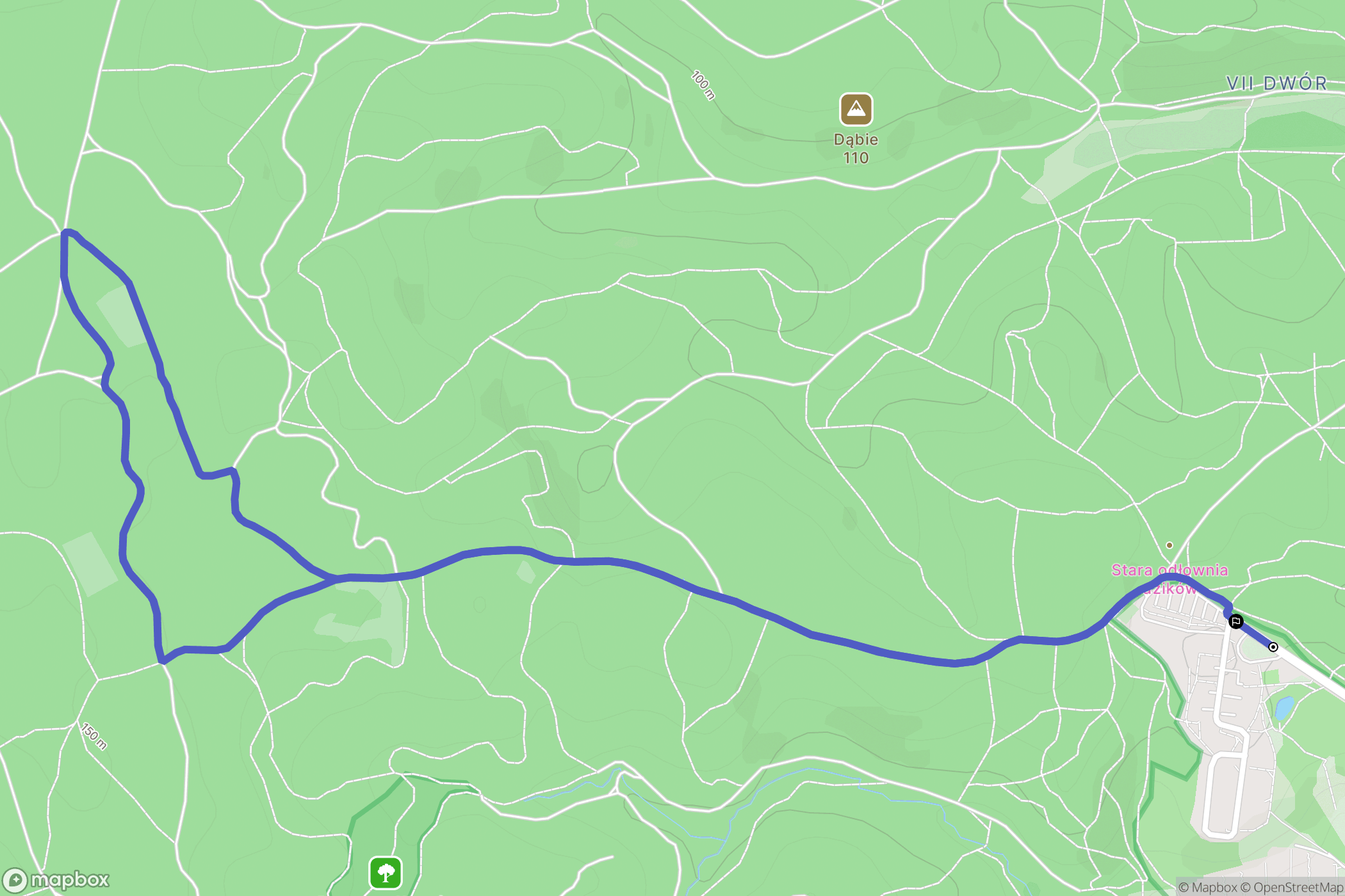 Gdańsk: mapa trasy - Poland