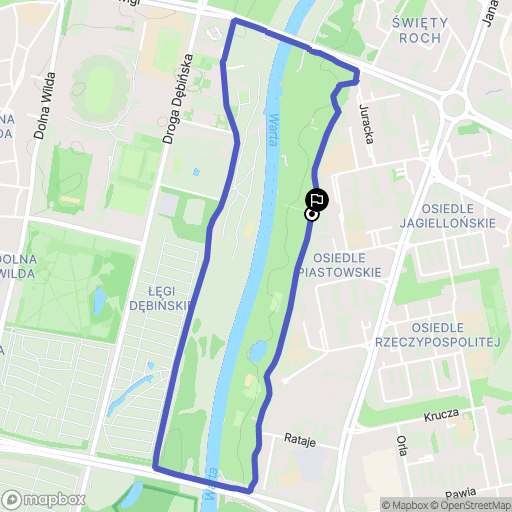 Poznań: mapa trasy - Poland