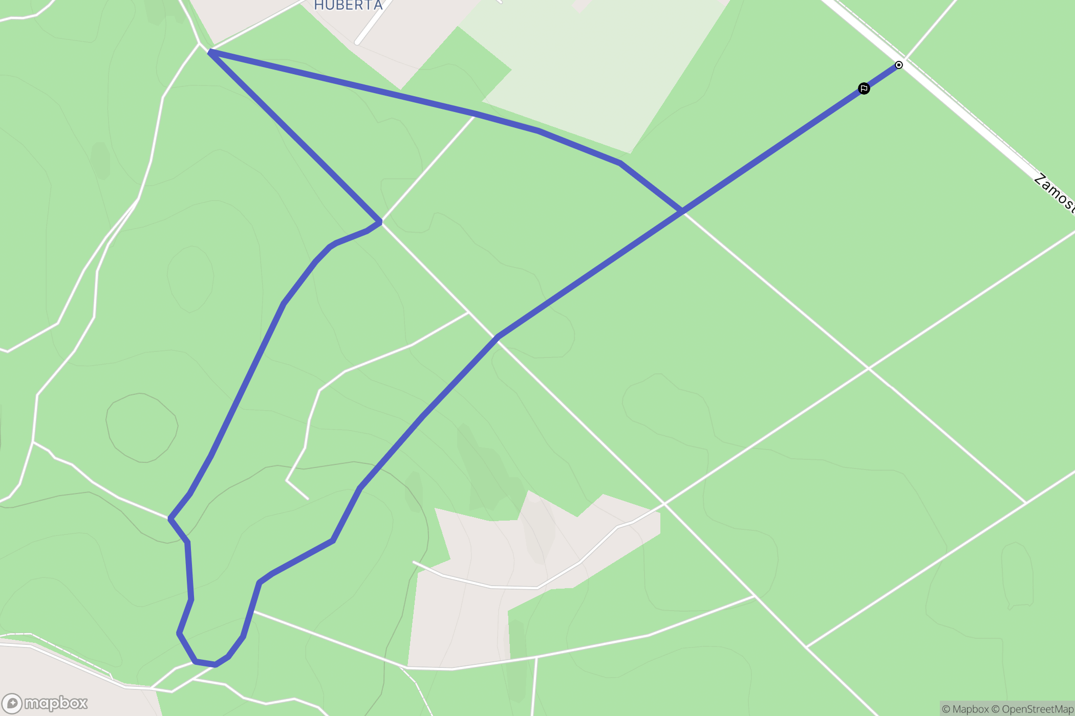 Bolszewo: mapa trasy - Poland