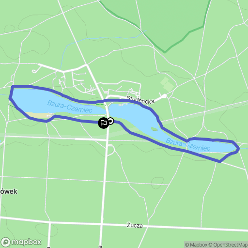 Łódź: mapa trasy - Poland