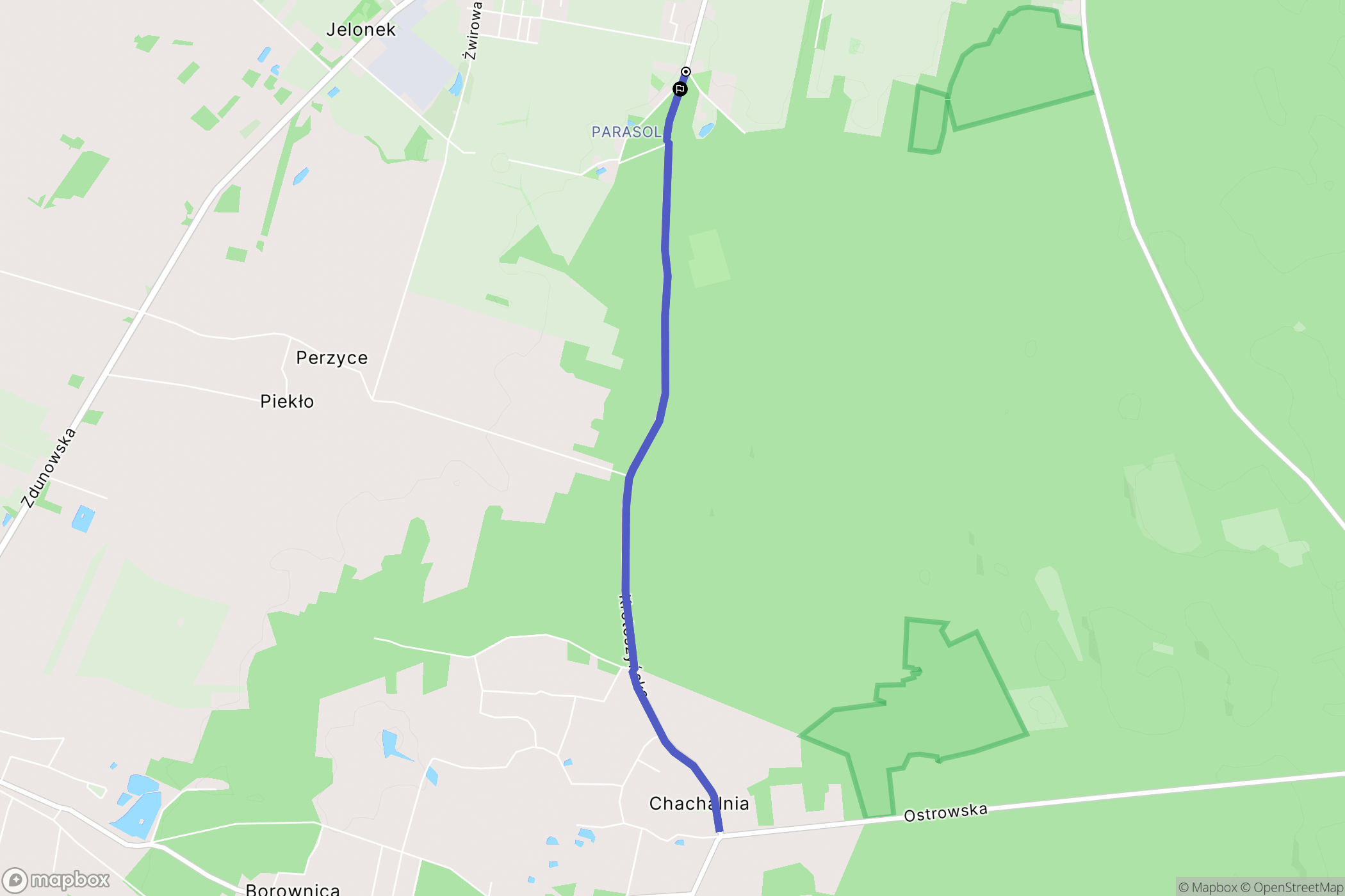 Krotoszyn: mapa trasy - Poland