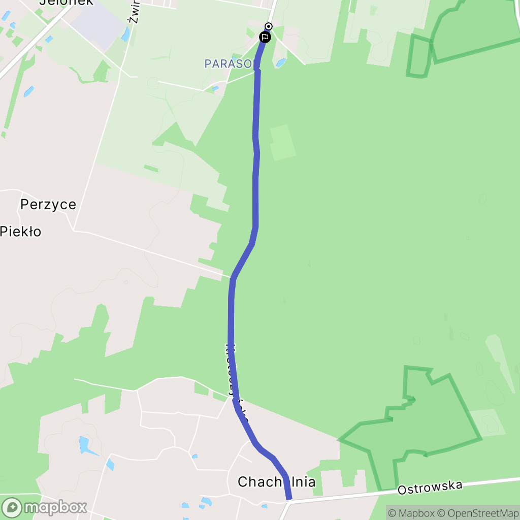 Krotoszyn: mapa trasy - Poland
