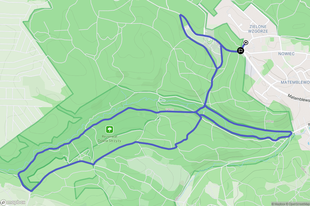 Gdańsk: mapa trasy - Poland