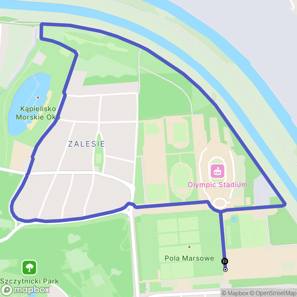 Wrocław: mapa trasy - Poland