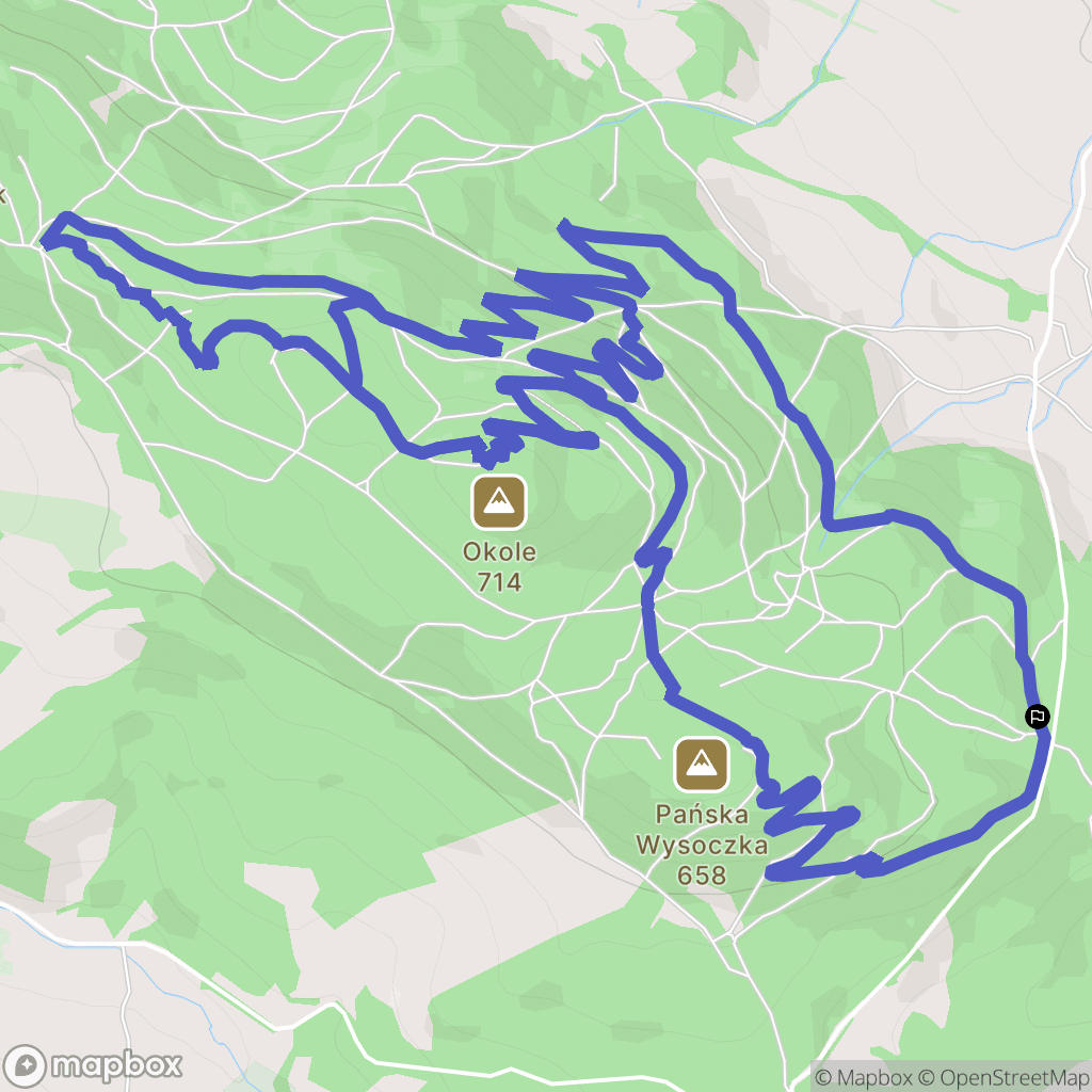 Chrośnica: mapa trasy - Poland